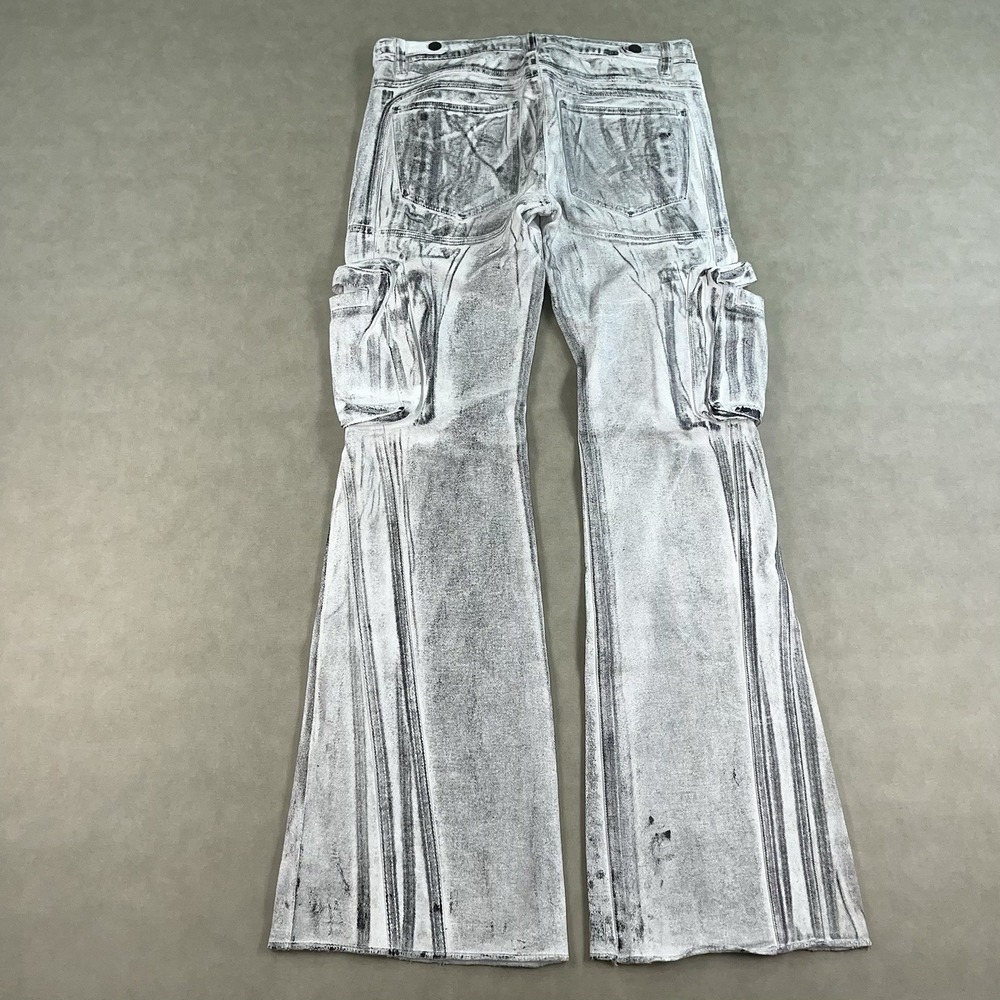 Srry Sora Mainline Bondage Cargo Japanese Handcrafted Denim Size 32 Rick Owens - Picture 2 of 16